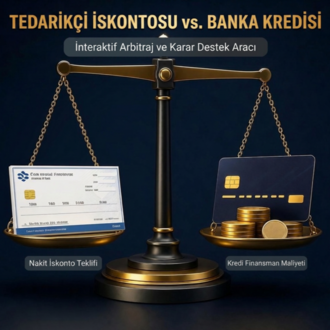 TEDARİKÇİ İSKONTOSU vs. BANKA KREDİSİ ARBİTRAJ PANOSU | İNTERAKTİF FİNANSAL KARAR ARACI