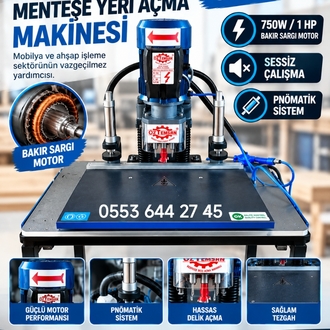 öz temsan pnömatik tas menteşe yeri açma 