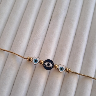 316L Çelik Göz Model Charm Bileklik