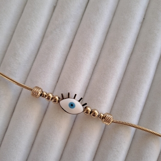 316L Çelik Göz Model Charm Bileklik