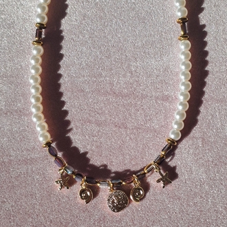 Charm Detaylı Kolye 