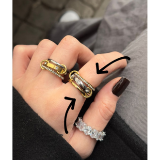 Sarmal Model Tasarım Çelik Yüzük