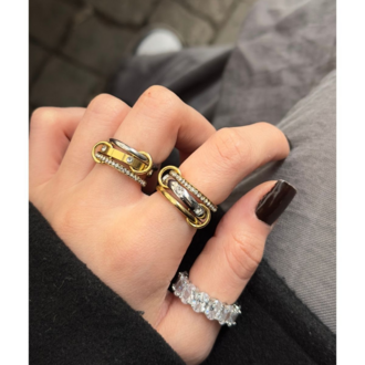 Sarmal Model Tasarım Çelik Yüzük