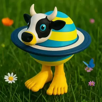 La Vacca Saturno Saturnita Figürü
