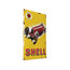 Vintage Shell Büyük Boy Emaye Tabela. 60x40cm Ölçüsünde. Made in U.K.