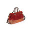 Vintage Furla Süet ve Timsah Derisi Bayan Çantası. Made in Italy.