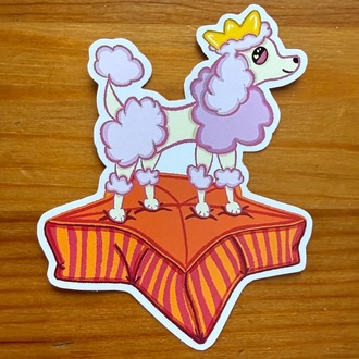 Poodle Sticker \ Cute Aesthetic Sticker