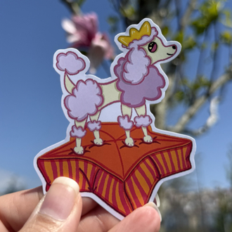Poodle Sticker \ Cute Aesthetic Sticker