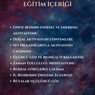 Üçüncü Göz Aktivasyonu - Workshop