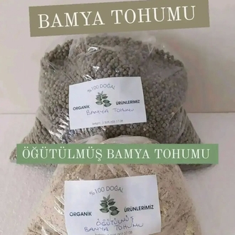 ÖĞÜTÜLMÜŞ BAMYA TOHUMU