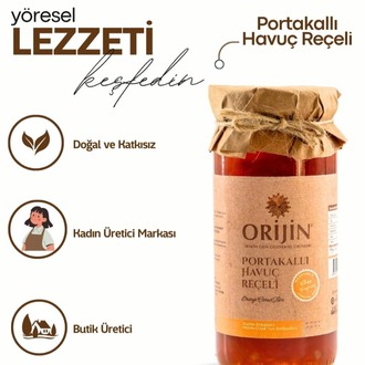 Portakallı Havuç Reçeli 300 gr- Orange Carrot Jam
