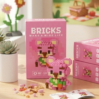 BRİCKS Pembe Bahar Ayıcığı