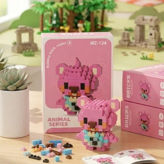 BRİCKS Pembe Fotoğrafcı Ayıcık