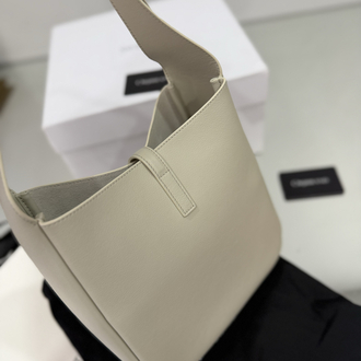 ysl white small calfskin