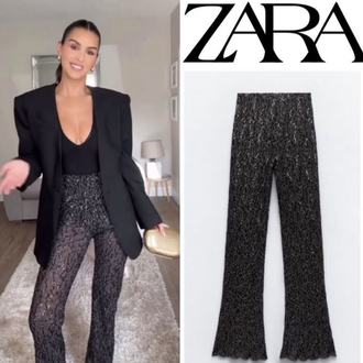Zara transparan Payet tayt
