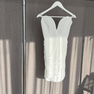 Zara drape elbise