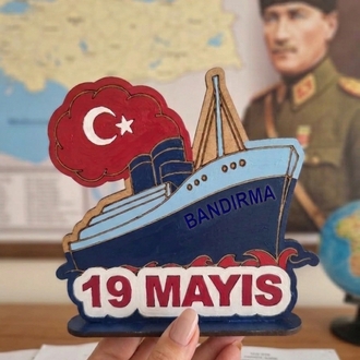 Bandırma vapuru boyama figürü