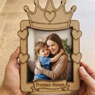 Prenses annem boyanabilir çerçeve