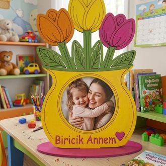Vazo çerceve boyanabilir çerçeve