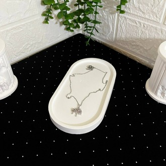 Yaşam Ağacı Çelik Zirkon Kolye Silver