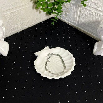 Çelik İtalyan Sarmal Bileklik Silver