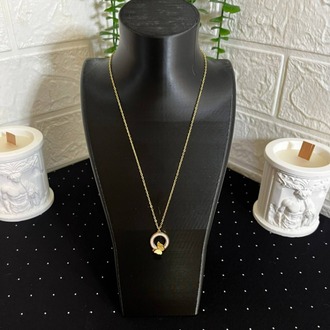 Kelebek Model Çelik Kolye Gold-2