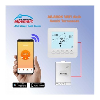 Alpsmart AS-880K Akıllı Wifi Termostatı