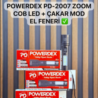 POWERDEX PD-2007 ŞARJLI EL FENERİ 10W 1000 LÜMEN