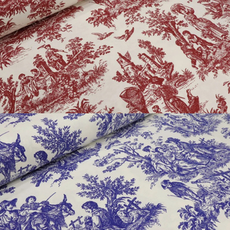 Toile Nature – Siyah Masa Örtüsü