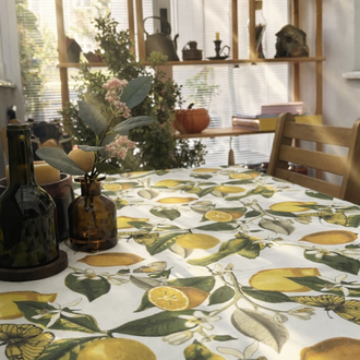 Amalfi Limon Bahçesi Masa Örtüsü