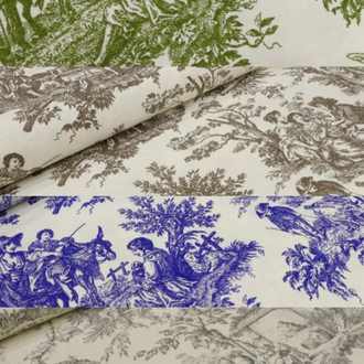 Toile Nature - Kırmızı Runner