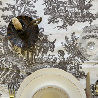 Toile Nature - Kahverengi Runner