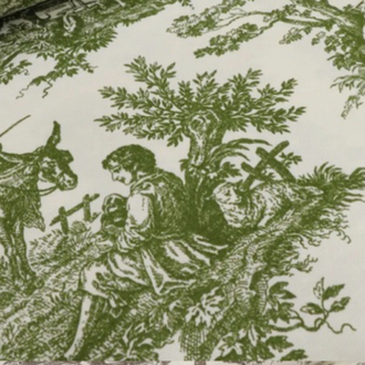 Toile Nature – Siyah Masa Örtüsü