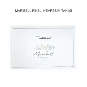 Maribell Çift Kişilik Pikeli Nevresim Takımı Mürdüm