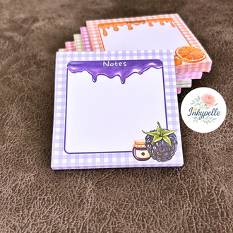 Böğürtlen Reçeli Temalı Memopad