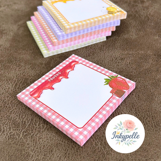 Çilek Reçeli Temalı Memopad