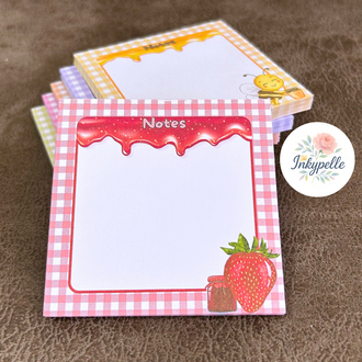 Çilek Reçeli Temalı Memopad
