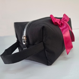  HANDY Black Fiyonklu Makyaj / El Çantası TB002