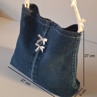  DENY Denim Fiyonklu Pinterest Omuz Çantası TB042