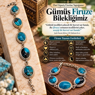 Gümüş Firuze Bilekliğimiz(35gr)