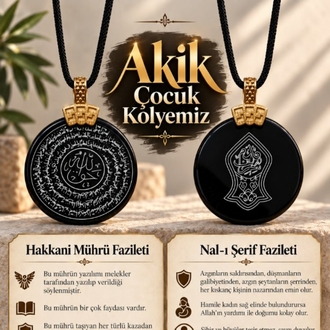 Akik Çocuk Kolye