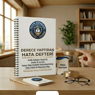 Derece Yaptıran Soru Hata Defteri & Analiz Şablonu (PDF - Çıktıya Hazır)