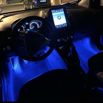 Rgb telefondan kontrollü ayak altı aydınlatma led