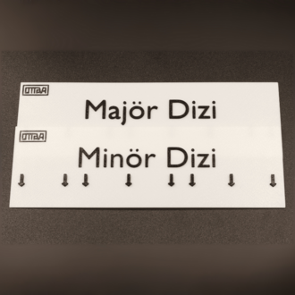 Ottava Dizi Plakaları - Başlangıç Seviye Dizi Plaka Seti (2'li)