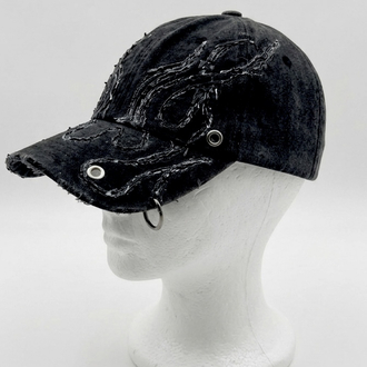 Custom Black Flame Cap