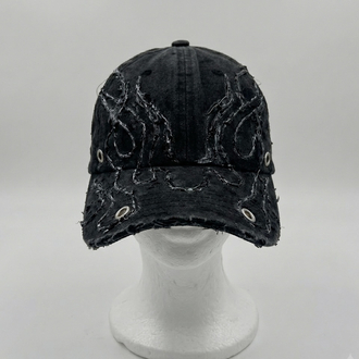 Custom Black Flame Cap