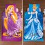 Rapunzel & Cindirella Nevresim Takımı %100 Pamuk