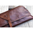 Leather tobacco pouch laced. Handmade %100 leather