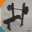 Bench Press Spor Aleti Maketi