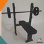 Bench Press Spor Aleti Maketi